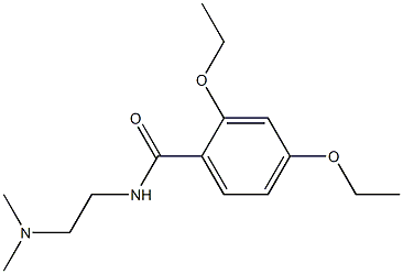 N-[2-(dimethylamino)ethyl]-2,4-diethoxybenzamide 구조식 이미지