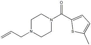 (5-methylthiophen-2-yl)-(4-prop-2-enylpiperazin-1-yl)methanone Structure