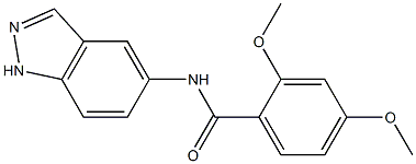 N-(1H-indazol-5-yl)-2,4-dimethoxybenzamide Structure