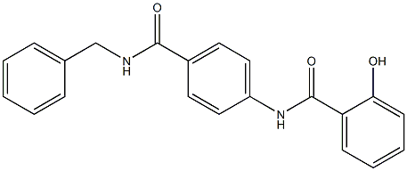 N-[4-(benzylcarbamoyl)phenyl]-2-hydroxybenzamide Structure