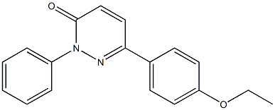 6-(4-ethoxyphenyl)-2-phenylpyridazin-3-one 구조식 이미지