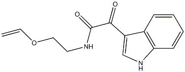 N-(2-ethenoxyethyl)-2-(1H-indol-3-yl)-2-oxoacetamide Structure