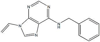 N-benzyl-9-ethenylpurin-6-amine 구조식 이미지