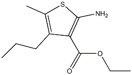 ethyl 2-amino-5-methyl-4-propylthiophene-3-carboxylate Structure