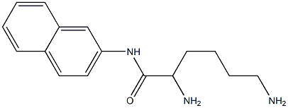 2,6-diamino-N-naphthalen-2-ylhexanamide 구조식 이미지