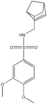 N-(5-bicyclo[2.2.1]hept-2-enylmethyl)-3,4-dimethoxybenzenesulfonamide 구조식 이미지