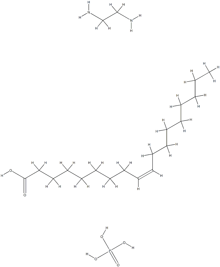 oleic acid, compound with ethane-1,2-diamine phosphate Structure