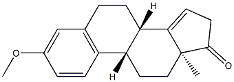 (8α)-3-Methoxyestra-1,3,5(10),14-tetren-17-one 구조식 이미지