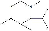 2-Azabicyclo[4.1.0]heptane,1-isopropyl-2,5-dimethyl-(6CI) 구조식 이미지