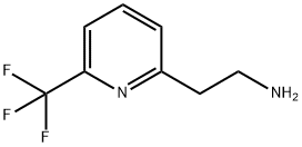 2-(6-Trifluoromethyl-pyridin-2-yl)-ethylamine Structure