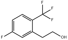 2-(5-FLUORO-2-(TRIFLUOROMETHYL)PHENYL)ETHANOL Structure