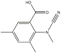 Anthranilicacid,N-(cyanomethyl)-3,5-dimethyl-(6CI) Structure