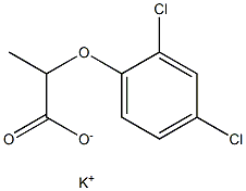 potassium (±)-2-(2,4-dichlorophenoxy)propionate 구조식 이미지