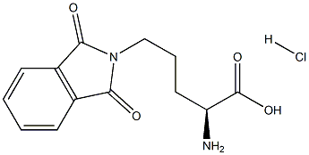 H-Orn(pht)-oh hcl Structure