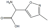 5-Isoxazoleaceticacid,alpha-amino-3-methyl-(6CI) Structure