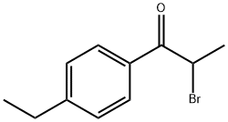 2-bromo-4'-ethylpropiophenone Structure