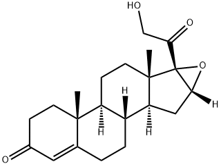 (6aR,6bS,8aS,8bS,9aR,10aS,10bR)-8b-(2-hydroxyacetyl)-6a,8a-dimethyl-5,6,6a,6b,7,8,8a,8b,9a,10,10a,10b-dodecahydro-1H-naphtho[2',1':4,5]indeno[1,2-b]oxiren-4(2H)-one Structure