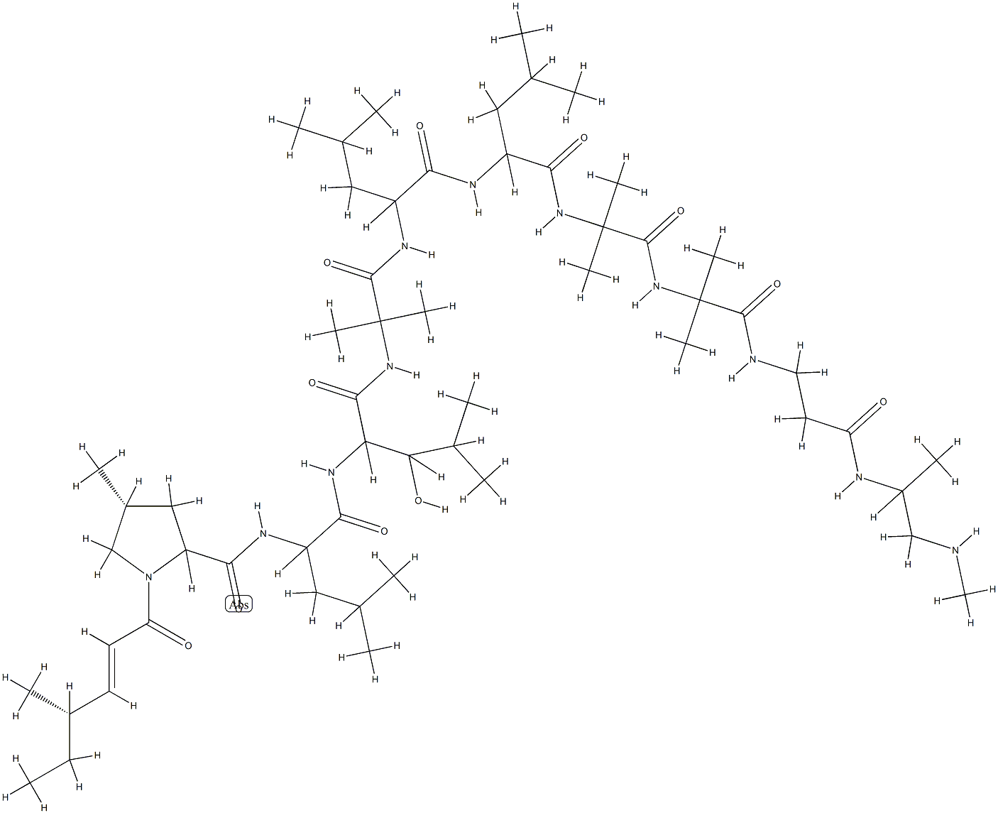 leucinostatin D Structure