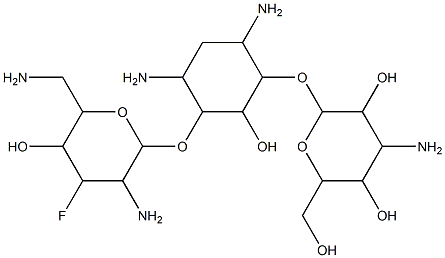 3'-deoxy-3'-fluorokanamycin B Structure