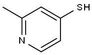 4-피리딘티올,2-메틸-(6CI) 구조식 이미지