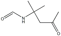 포름아미드,N-(1,1-디메틸-3-옥소부틸)-(6CI,9CI) 구조식 이미지