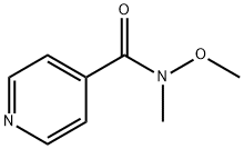 N-METHOXY-N-METHYLISONICOTINAMIDE Structure