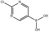 2-CHLOROPYRIMIDINE-5-BORONIC ACID 구조식 이미지