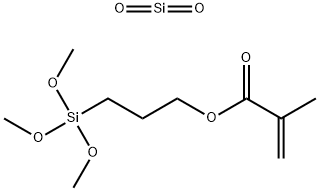 2-Propenoic acid, 2-methyl-, 3-(trimethoxysilyl)propyl ester, reaction products with quartz Structure