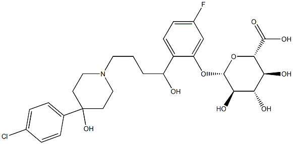 Haloperidol-1-hydroxy-2'-D-glucuronide Structure