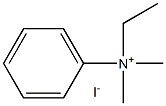 Benzenaminium,N-ethyl-N,N-dimethyl-, iodide (1:1) 구조식 이미지