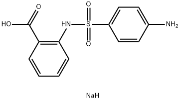 2-(4-sulphonylamido)benzoate sodium Structure