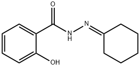 N'-cyclohexylidene-2-hydroxybenzohydrazide Structure