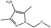 1H-Pyrazol-4-amine,  1-(methoxymethyl)-3,5-dimethyl- 구조식 이미지