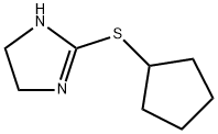 1H-Imidazole,2-(cyclopentylthio)-4,5-dihydro-(9CI) Structure