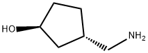 (1S,3S)-3-Aminomethyl-cyclopentanol Structure