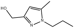 1H-Pyrazole-3-methanol,  5-methyl-1-propyl- 구조식 이미지