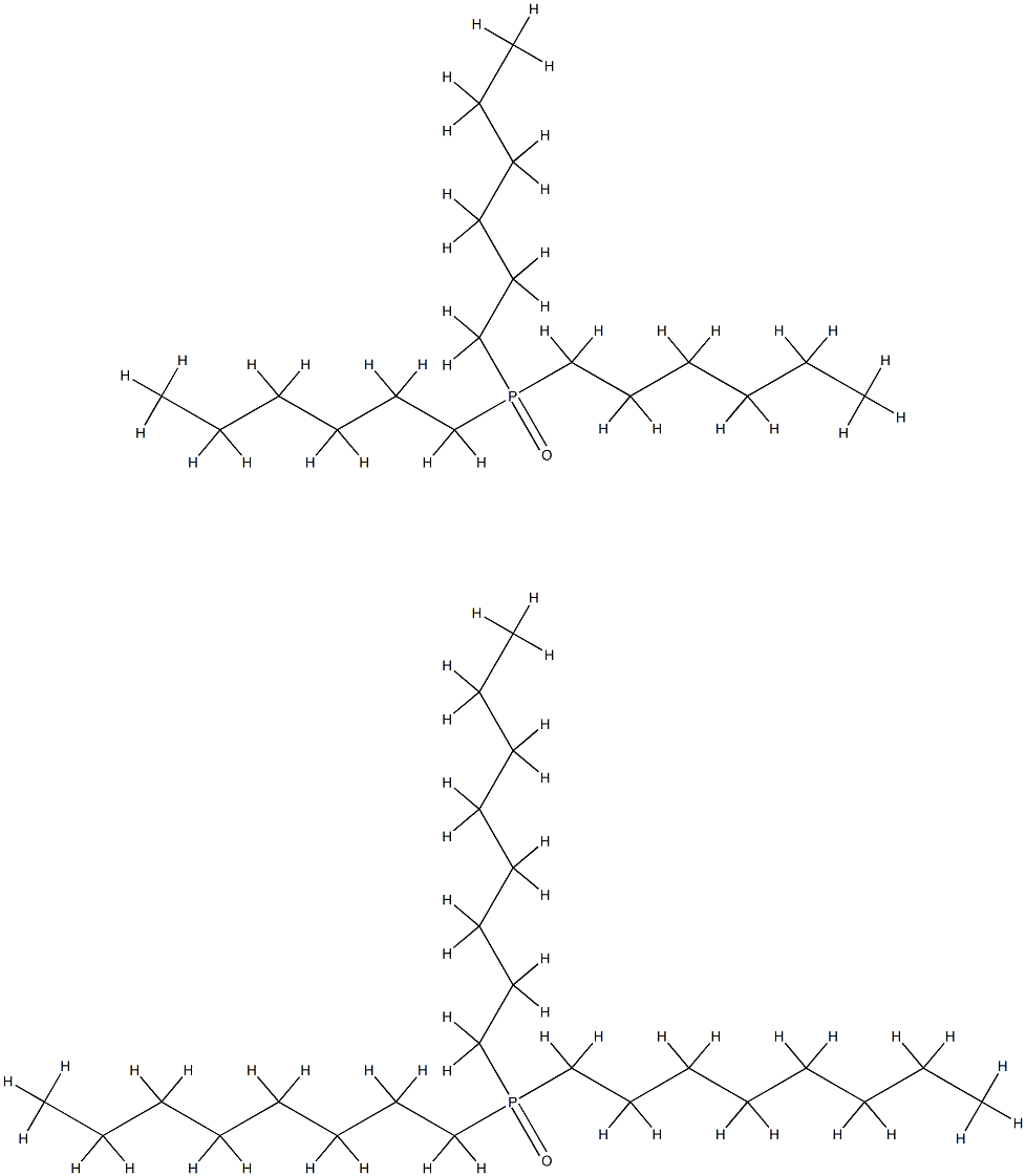 Tri-n-hexylphosphine oxide/tri-n-octylphosphine oxide Structure