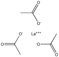 Acetic acid, lanthanum salt (1:) 구조식 이미지
