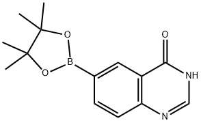 6-(4,4,5,5-tetramethyl-1,3,2-dioxaborolan-2-yl)quinazolin-4(1H)-one(WX130307) Structure