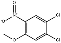 1,2-Dichloro-4-nitro-5-methoxybenzene 구조식 이미지