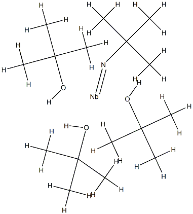 (t-Butylimido)tris(t-butoxy)niobium, 98% Structure