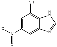 4-벤즈이미다졸티올,6-니트로-(6CI) 구조식 이미지