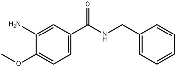 3-amino-N-benzyl-4-methoxybenzamide 구조식 이미지