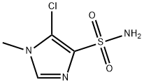 1H-Imidazole-4-sulfonamide,5-chloro-1-methyl-(9CI) 구조식 이미지