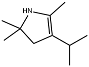 1H-Pyrrole,2,3-dihydro-2,2,5-trimethyl-4-(1-methylethyl)-(9CI) 구조식 이미지