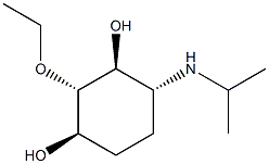 1,3-Cyclohexanediol,2-ethoxy-4-[(1-methylethyl)amino]-,(1alpha,2bta,3alpha,4bta)-(9CI) Structure