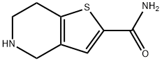 4,5,6,7-TETRAHYDROTHIENO[3,2-C]PYRIDINE-2-CARBOXAMIDE 구조식 이미지