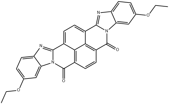 3,12-diethoxybisbenzimidazo[2,1-b:1',2'-j]benzo[lmn][3,8]phenanthroline-6,9-dione  Structure