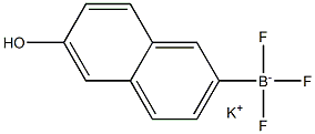 POTASSIUM 6-HYDROXY-2-NAPHTHALENETRIFLUOROBORATE Structure