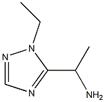 1-(1-ETHYL-1H-1,2,4-TRIAZOL-5-YL)ETHANAMINE Structure